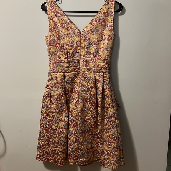 Zac Posen For Target Lined Brocade Dress Size Small - Picture 7 of 7